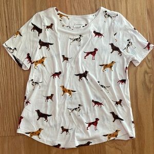 NEW Anthropologie Dog Shirt Small